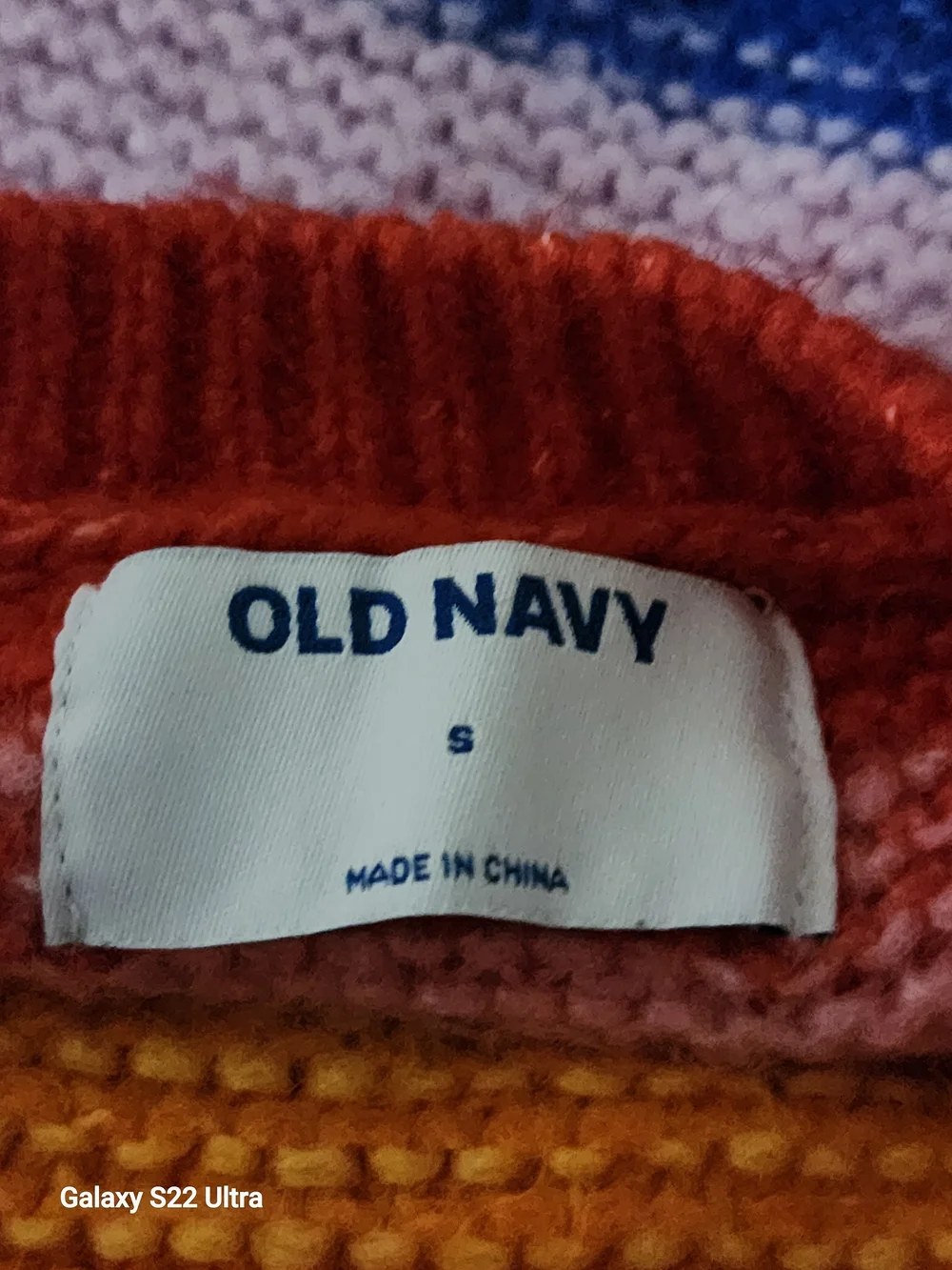 Old Navy Striped Rainbow Crewneck Sweater - Multicolor